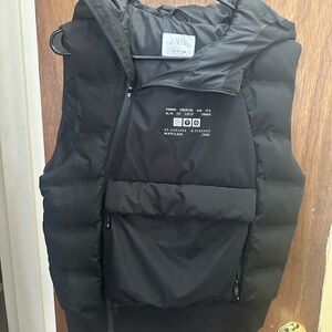 Zara Kids Black Puffer Vest size 11-12